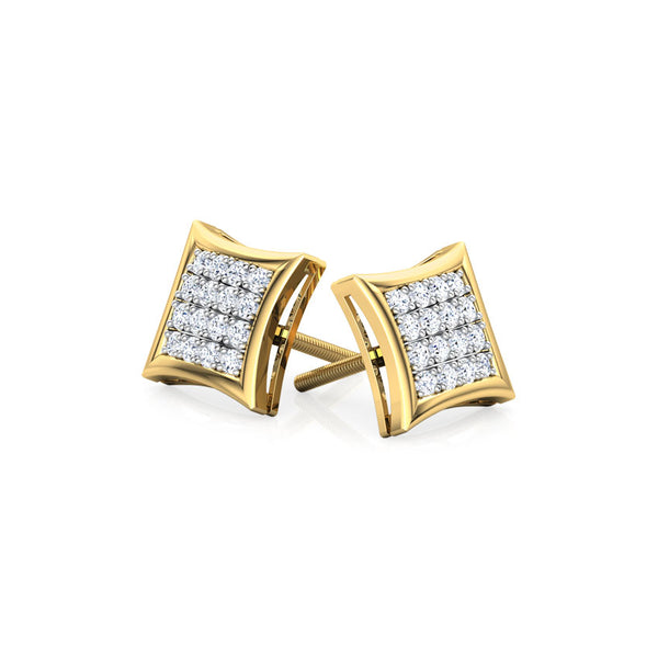 Gold Diamond Stardom Studs